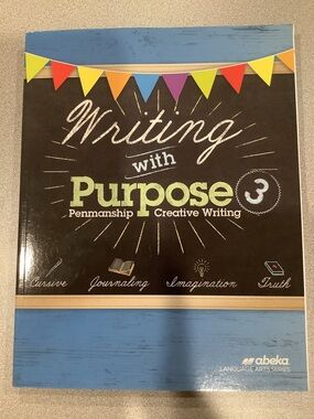 Brand New Abeka Writing With Purpose 3 Penmanship Cursive Writing